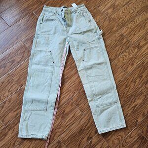 Cuidado con el Perro Light Wash Cargo Jeans | Size 4 Straight Leg Utility Denim